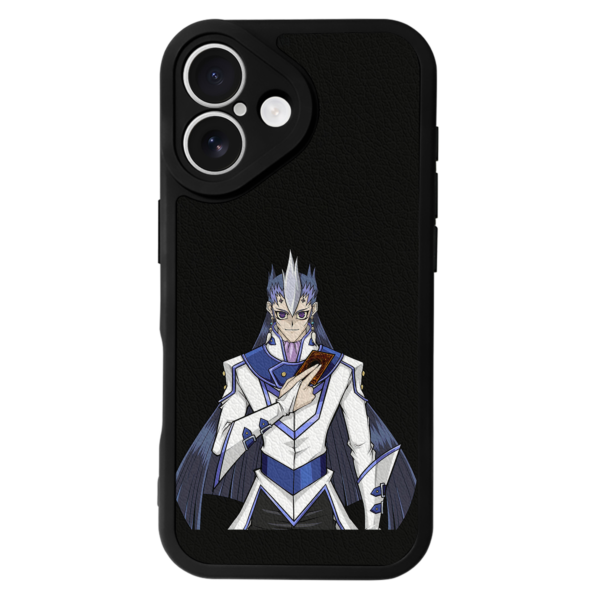 遊☆戯☆王 Yu-Gi-Oh! 【iPhone 16シリーズ対応】シリコンスマホケース（レザー調） 材質：シリコン